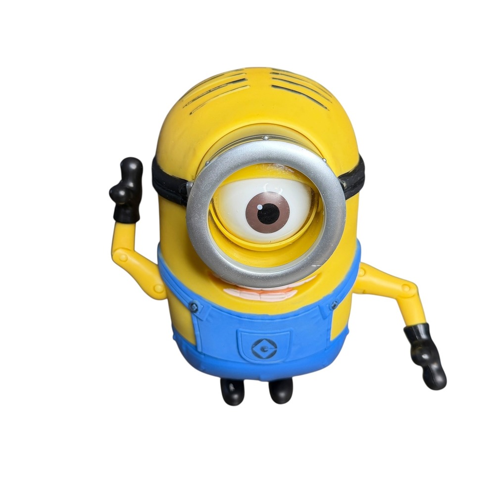 Illumination Despicable Me Minions Stuart Interactive Action Figure‎ Toy Yellow